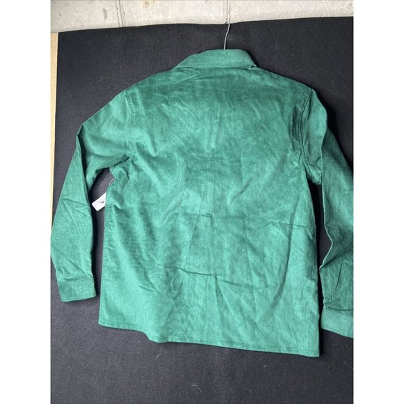 Disney Shirt Adult Large Green Santa Mickey Mouse Embroidered Corduroy - Picture 11 of 12